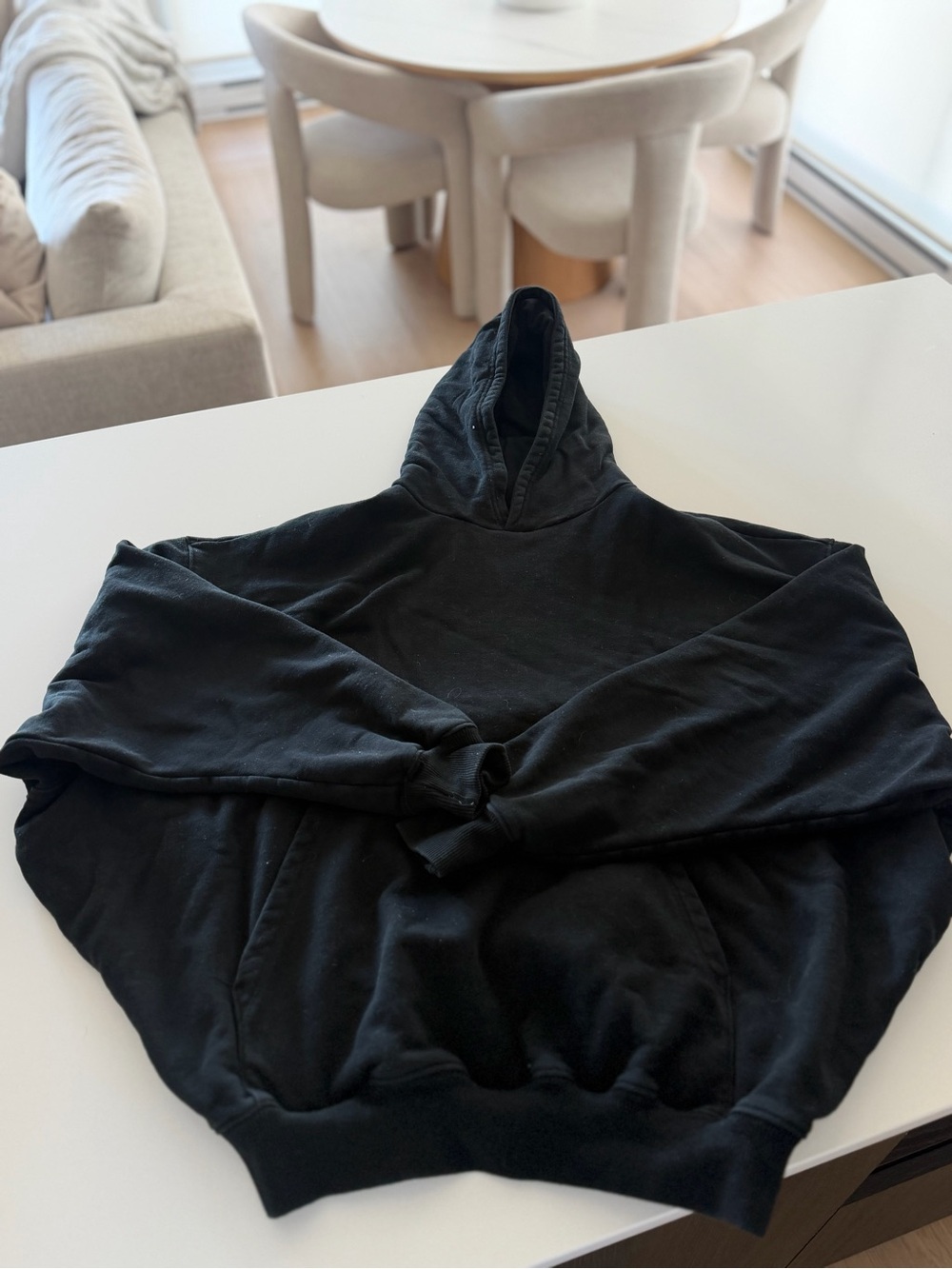 Skims Black Women’s Hooded Sweater - Classic Pullover